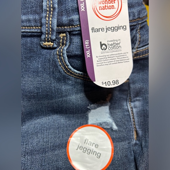 Girls Flare Jeggings NWT - Picture 5 of 7